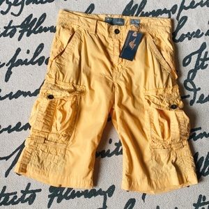 Union Men’s Yellow Cargo Shorts 🩳